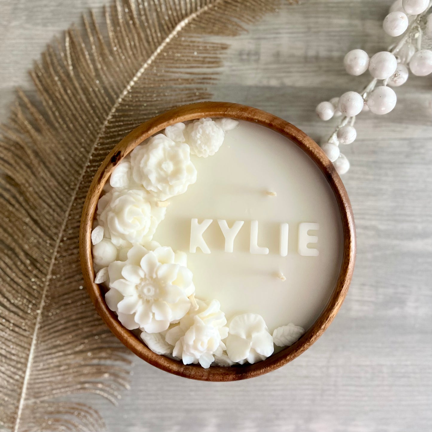 ACACIA FLOWER GARDEN CANDLE