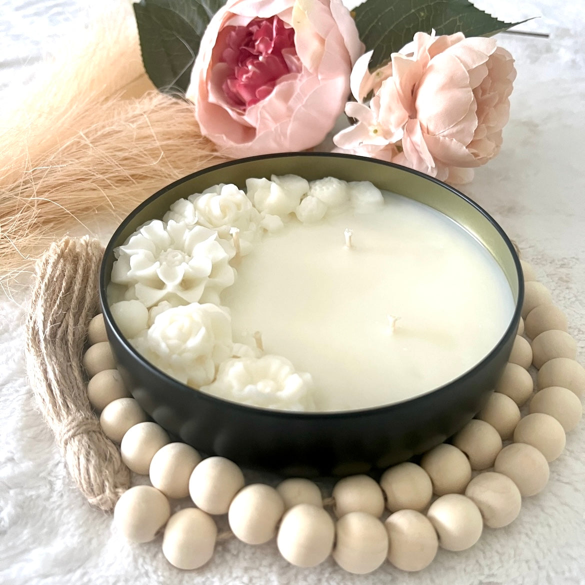 FLOWER GARDEN TIN CANDLE