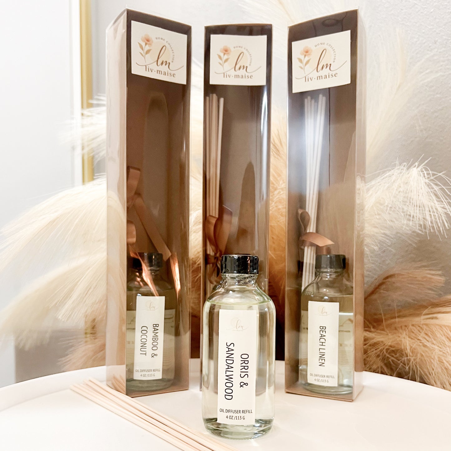 REED DIFFUSER REFILL KIT 4 OZ