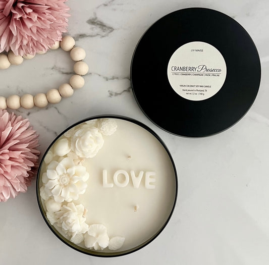 FLOWER GARDEN TIN CANDLE