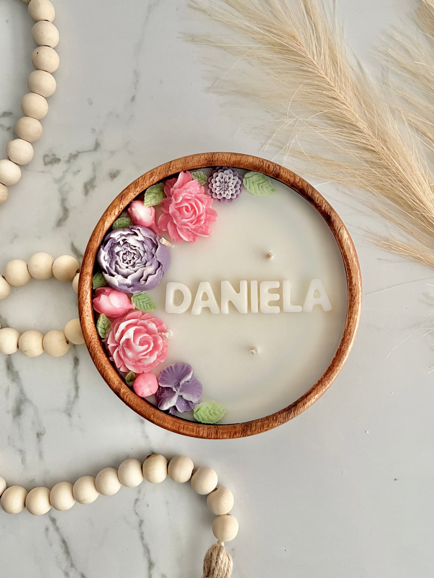 ACACIA FLOWER GARDEN CANDLE