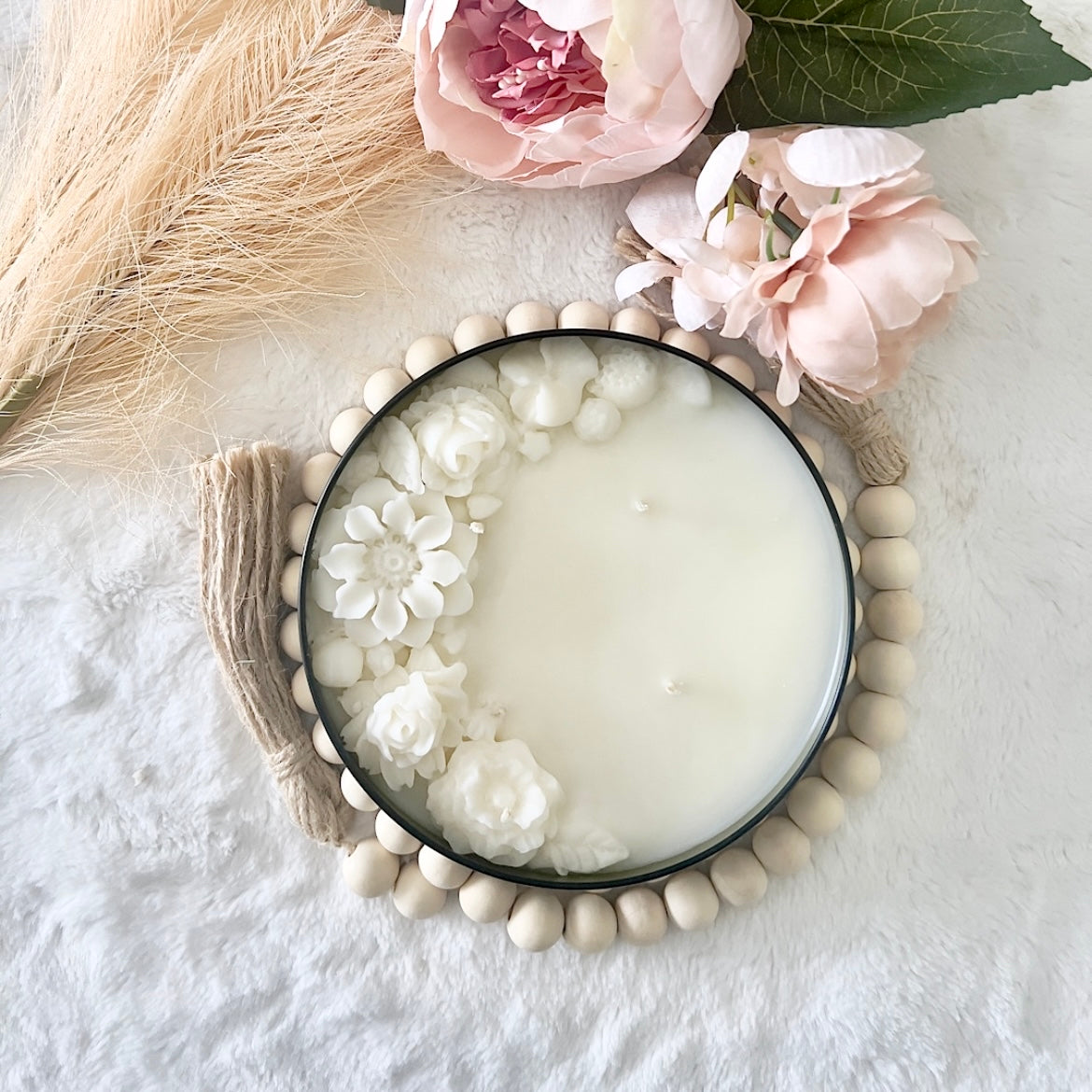 FLOWER GARDEN TIN CANDLE