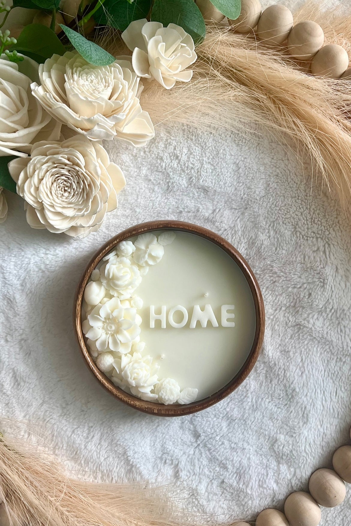 ACACIA FLOWER GARDEN CANDLE