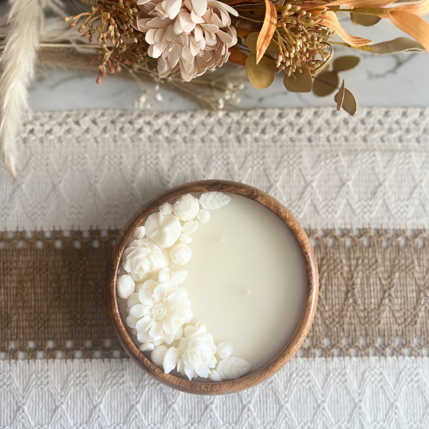 ACACIA FLOWER GARDEN CANDLE