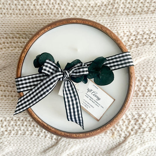 CLASSIC ROUND ACACIA CANDLE