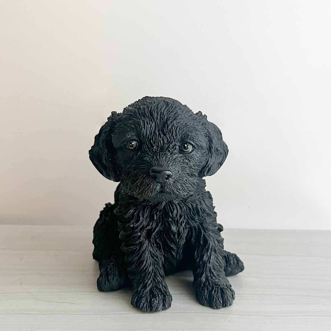 PERSONALIZED DOODLE/LABRADOODLE CONCRETE FIGURINE